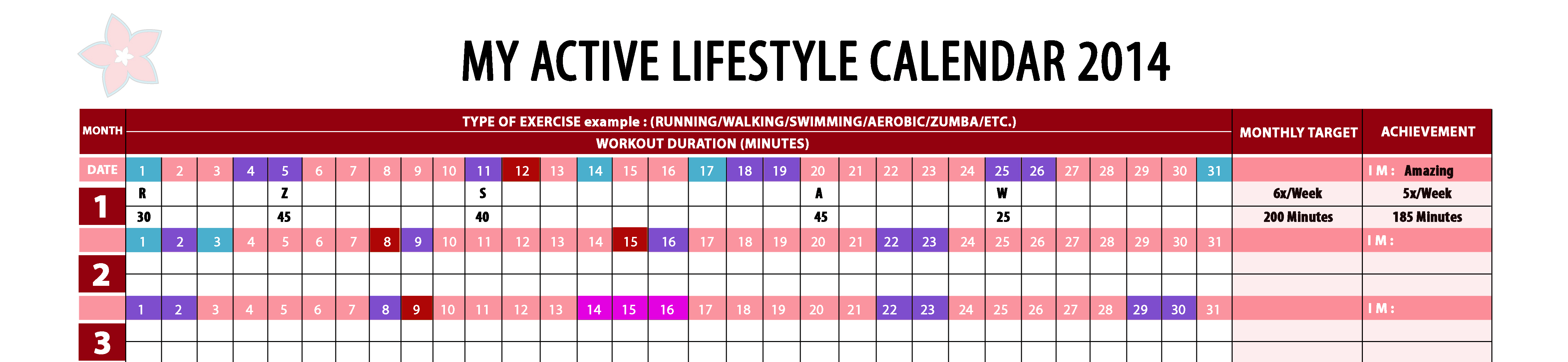 Sporting Calendar 2014