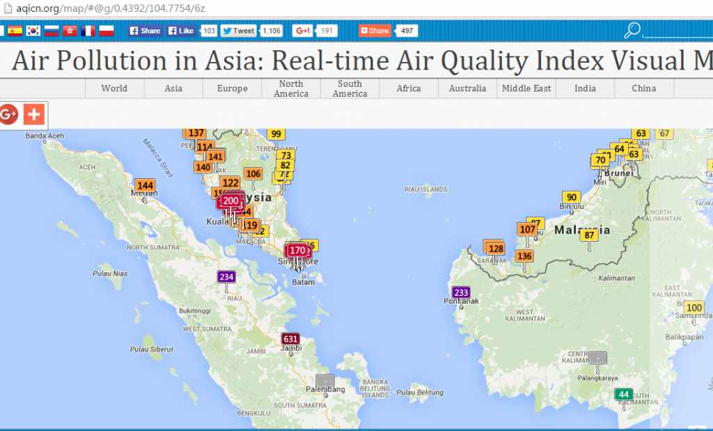 Air Pollution in Asia 